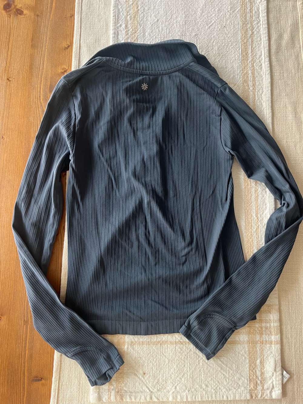 Athleta Ribbed Long-Sleeve Pullover Top - Picture 2 of 6